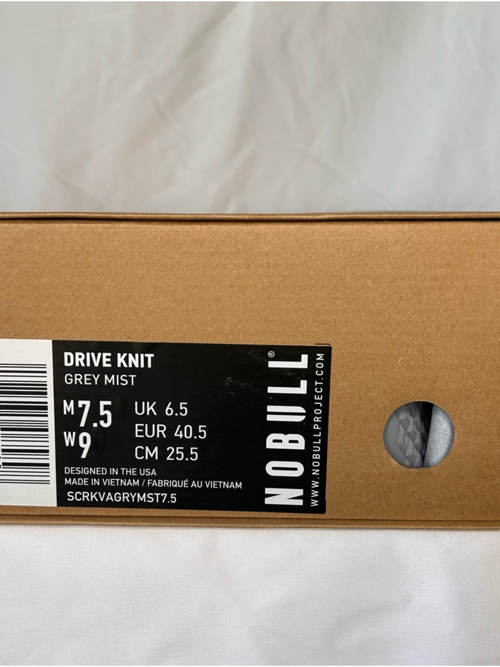 NOBULL Light Gray Knit Trainer Sneakers - Picture 2 of 3